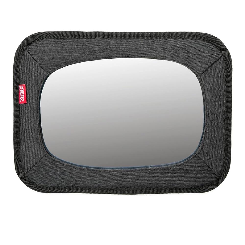 Nuby Shatterproof‎ Rear Facing Backseat Baby Mirror, Black Opened box